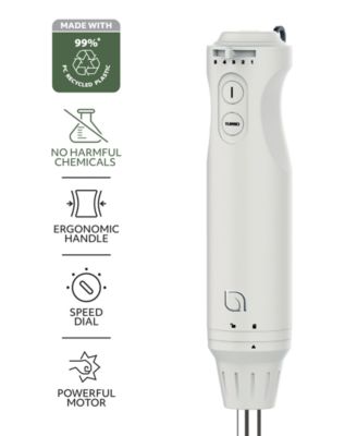 5-Speed Immersion Hand Blender with Turbo Mode - Powerful Blending for Smoothies, Soups, and Baby Food