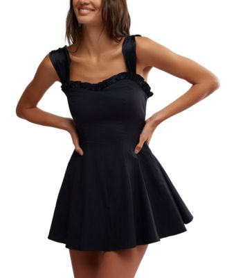Free People - Women's Midnight Magic Fit & Flare Mini Dress