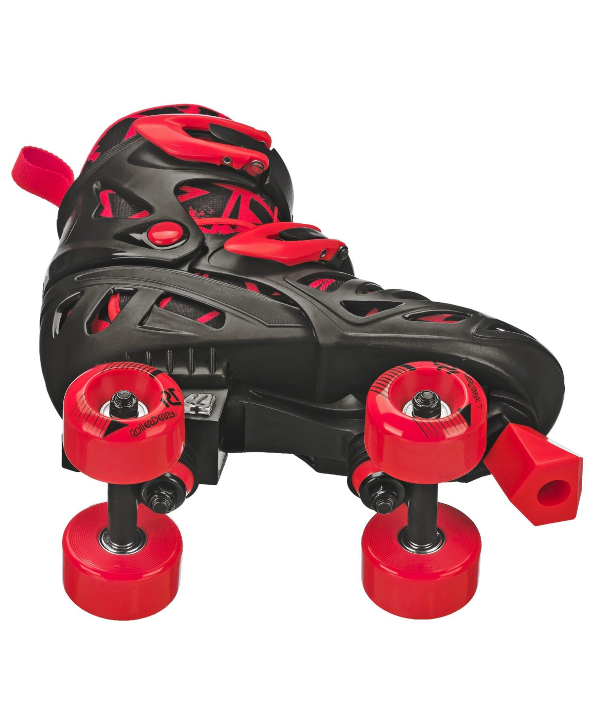 Roller Derby Trac Star Boy's Adjustable Roller Skates (3-6) -red