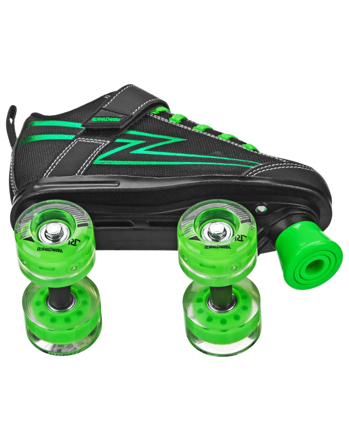 Roller Derby Blazer Boy's Lighted Wheel Roller Skate -green