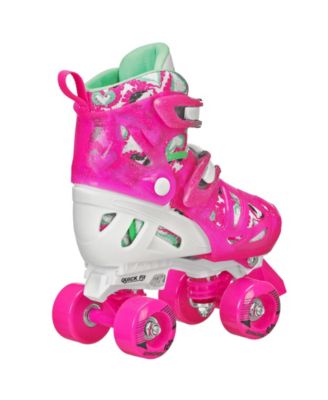 Trac Star Girl's Adjustable Roller Skates Large (3-6)