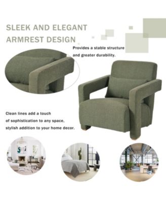 Mirod Right-Angle Armrests, Ergonomic Lumbar Support, Artistic Home Decor