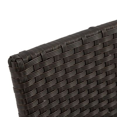 Wicker Barstools with Iron Frame (2-Pack)