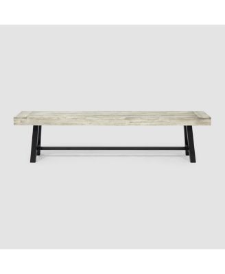 Carlisle Acacia Wood Outdoor Dining Bench: Durable And Stylish For Summer Gatherings