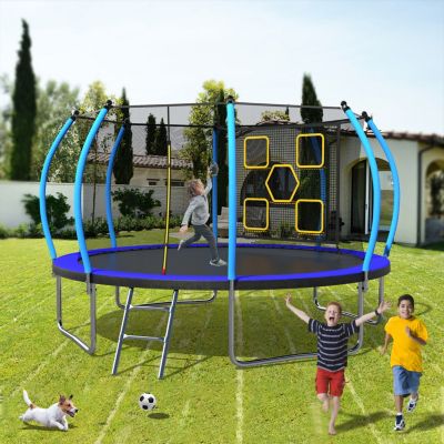 12FT Trampoline with Enclosure (ASTM Approved)