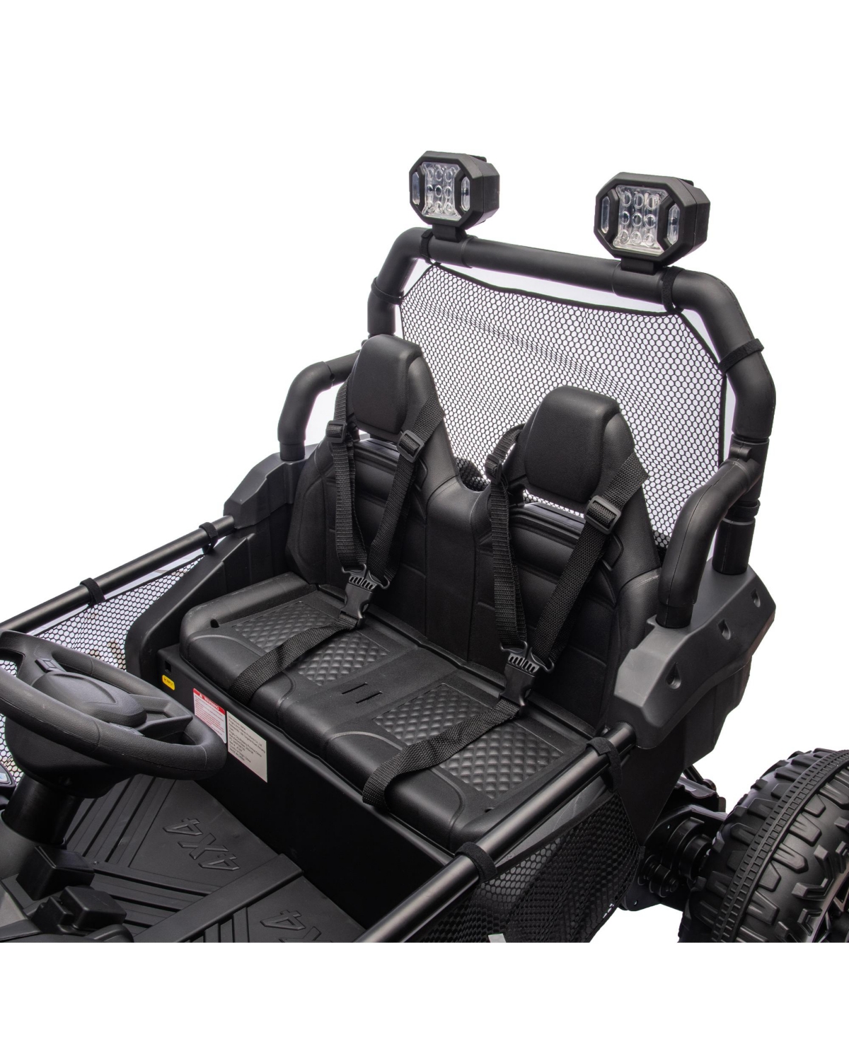 Streamdale Furniture 24V Two-seater Kids Ride On Utv W/Parents Control,400W Super Power, Four-wheel suspension, Led Light with Rear searchlight, Bluet