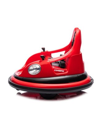 Streamdale Electric Kids Bumper Car with Remote, Bluetooth, and Safety Features