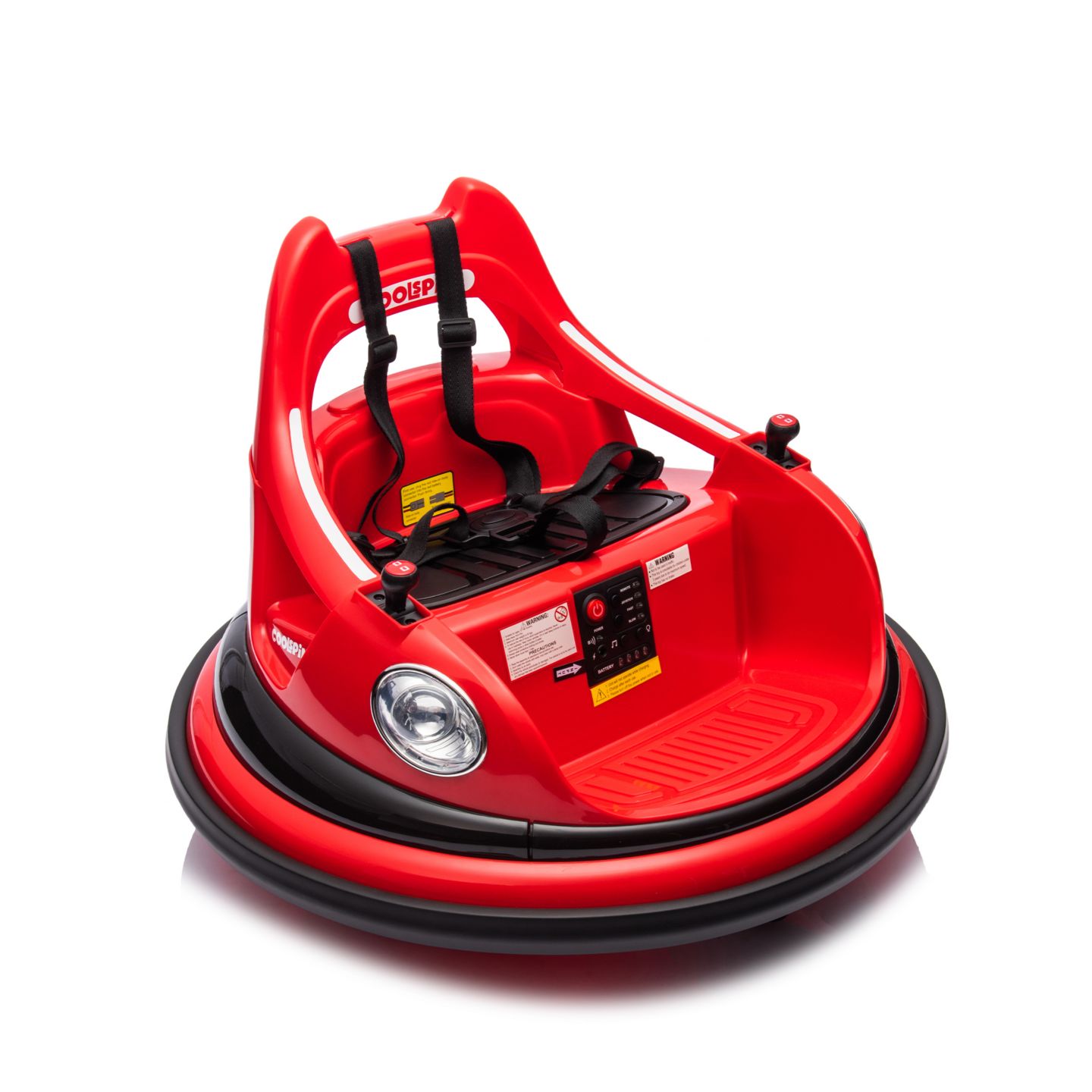 Детская игрушка Streamdale Furniture Electric Kids Bumper Car with Remote Control & LED Lights, Ages 1.5-5, цвет: Красный — фото 9