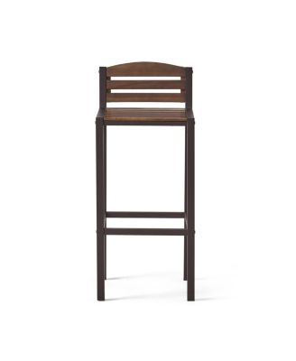 Acacia Wood And Iron Industrial Barstools: Modern Sophistication For Your Bar Or Dining Space