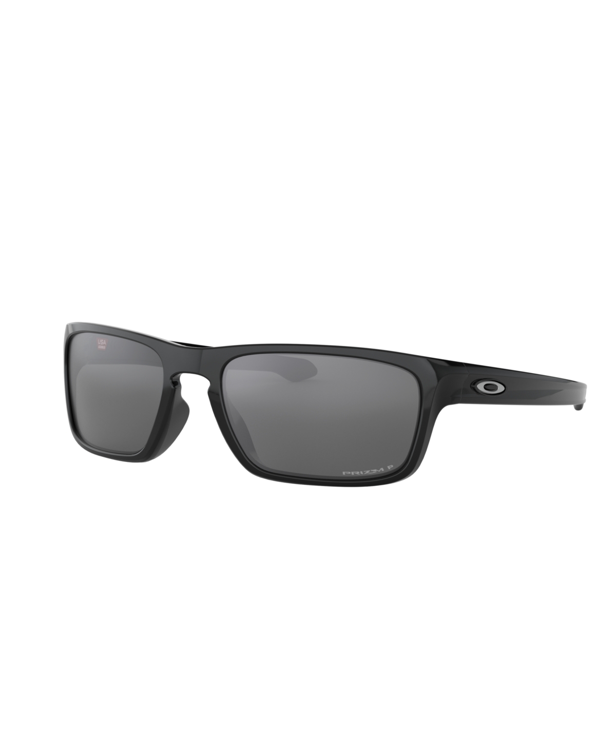 Oakley Men's Polarized Sunglasses, Sliver Stealth Oo9408 In Polished Black