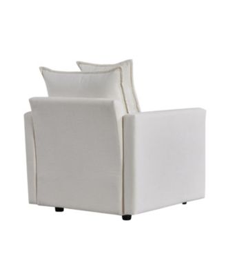 Chenille Single Sofa Reading Armchair