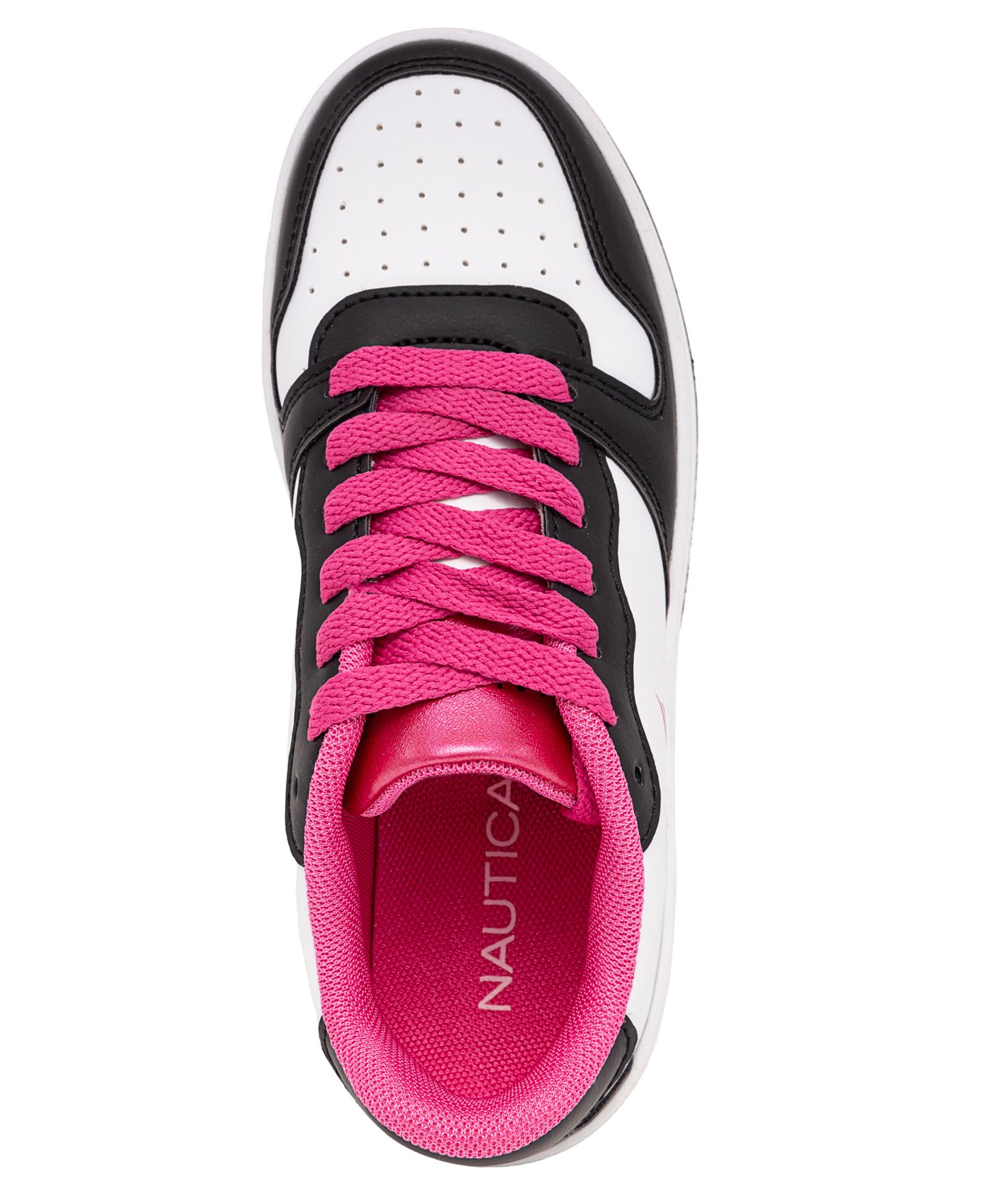 Кроссовки Nautica Manetta Casual Sneaker для девочек, цвет: Белый / Чёрный — фото 4