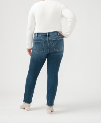 Plus Size Most Wanted Mid Rise Straight Leg Jeans