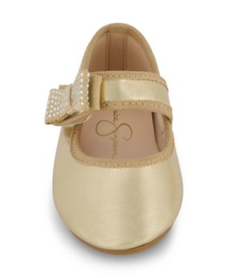 Toddler Girls Amy Crystal Bow Ballet Flat