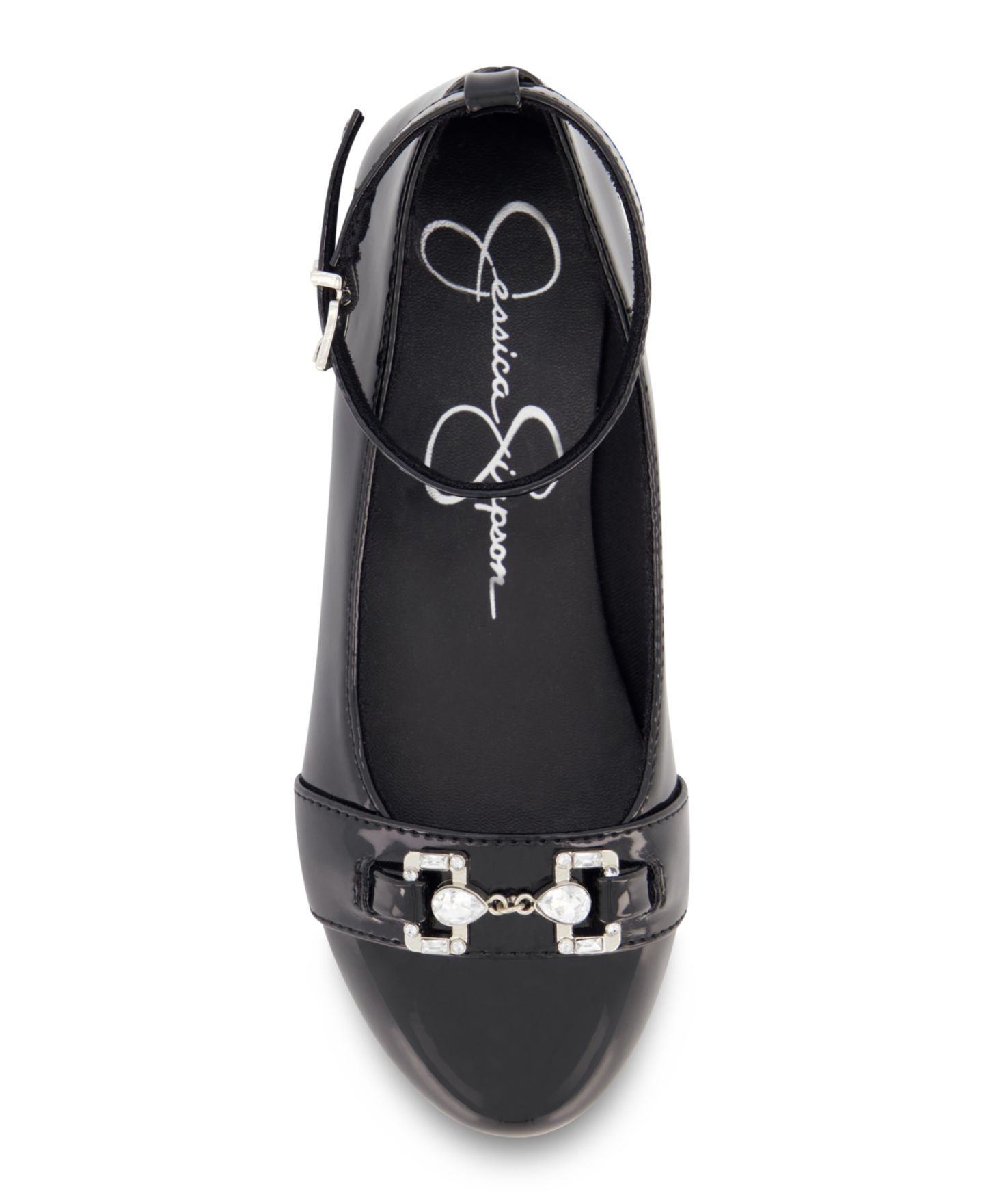 Балетки Jessica Simpson Amy Bit Ballet Flat для девочек, цвет: Чёрный — фото 2