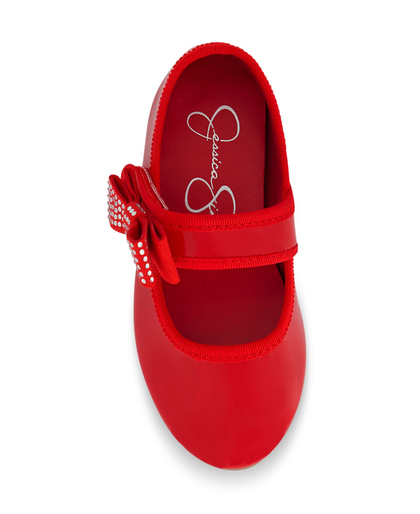 Балетки Jessica Simpson Amy Crystal Bow Ballet Flat для девочек-малышей, цвет: Золотой — фото 8