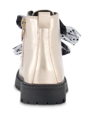 Toddler Girls Daria Double Bow Ankle Boot
