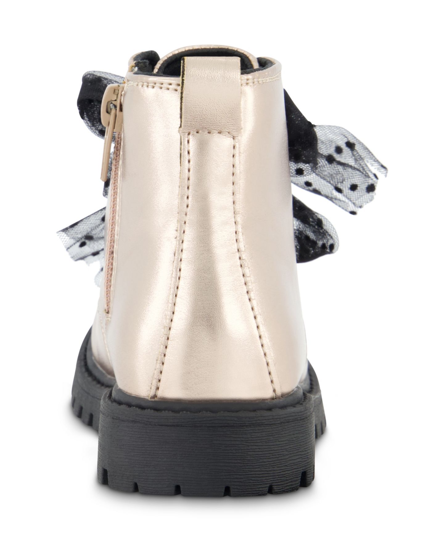 Ботинки Jessica Simpson Daria Double Bow Ankle Boot для девочек-малышей, цвет: Чёрный — фото 13