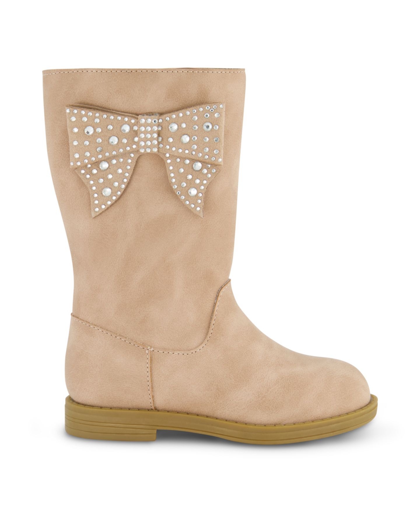 Ботинки Jessica Simpson Evie Ribbon Riding Boot для девочек-малышей, цвет: Чёрный — фото 6