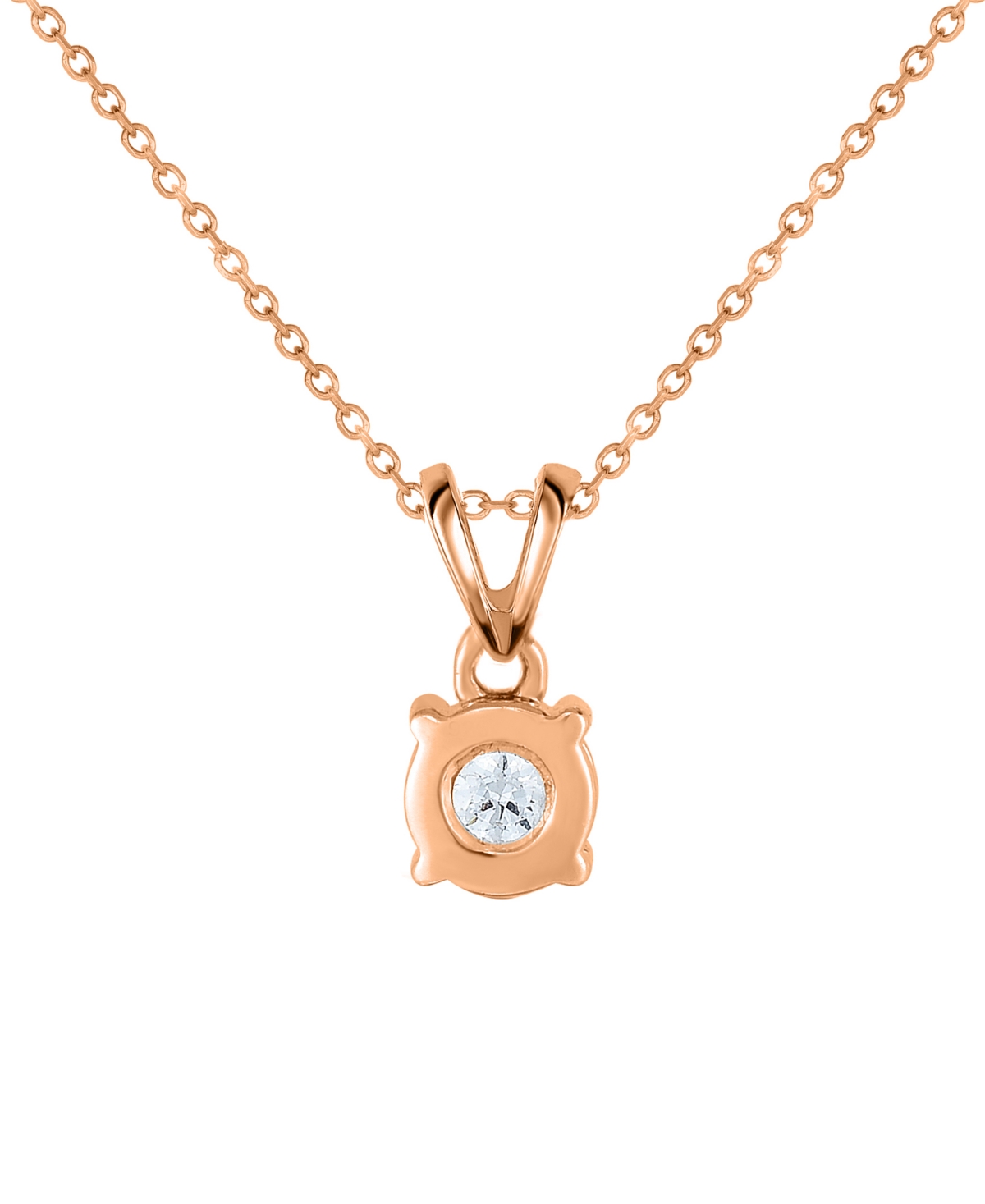TruMiracle Diamond Pendant Necklace (1/2 ct. t.w.) in 14k White, Yellow, or- Rose Gold