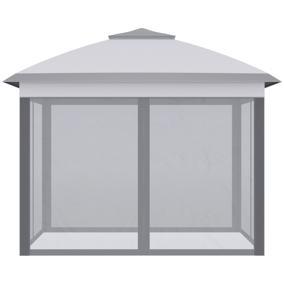 Streamdale Furniture 11' x 11' Pop Up Canopy Tent with Netting and Carry Bag, Instant Gazebo Sun Shelter, Tents for Parties with 121 Square Feet of Sh