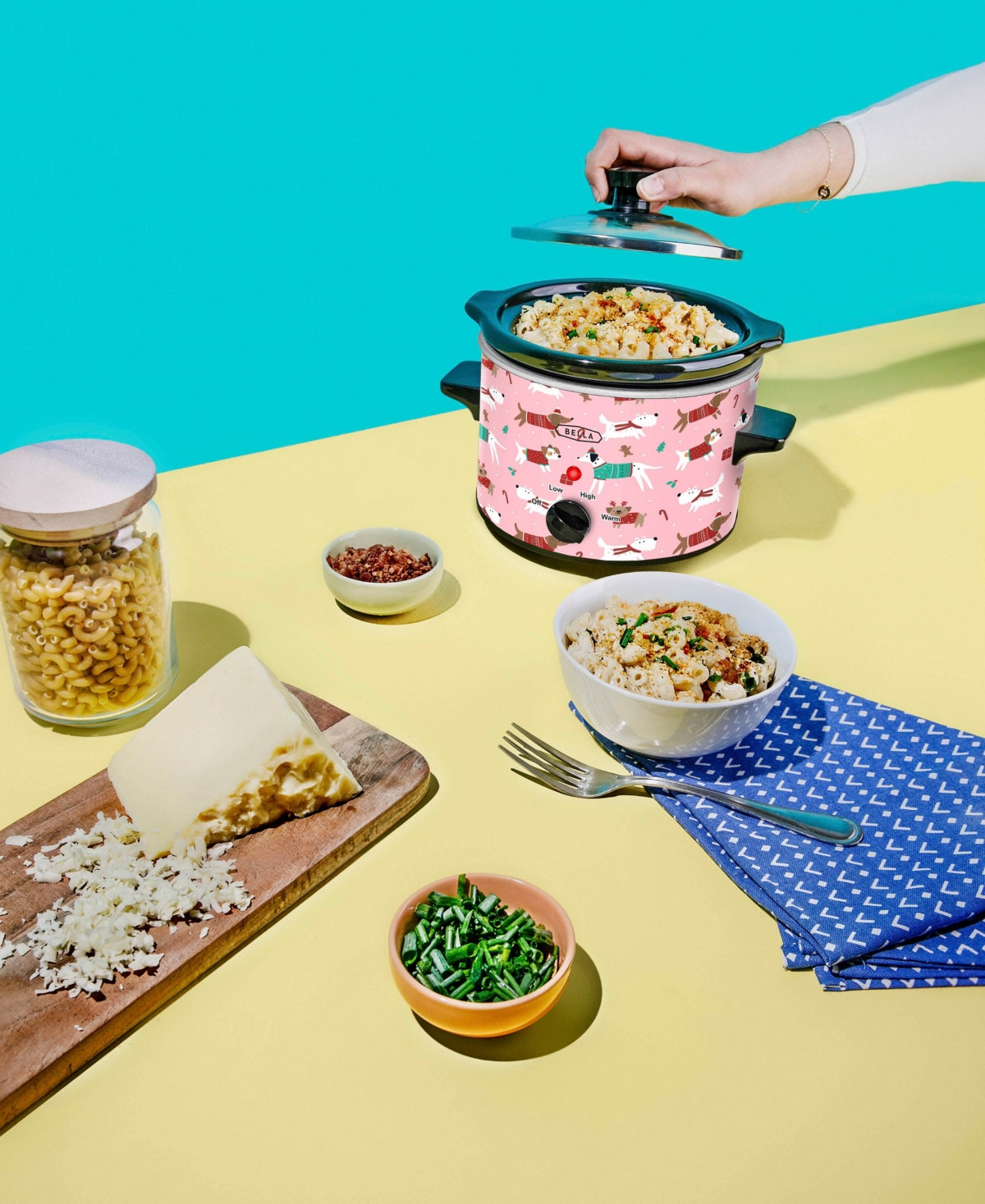 Bella 1.5-Qt. Stainless Steel Electric Slow Cooker