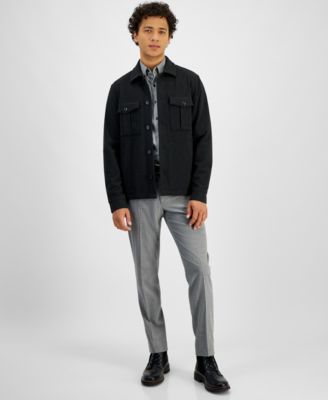 Michael Kors - Men's Double-Face Brushed Shirt Jacket