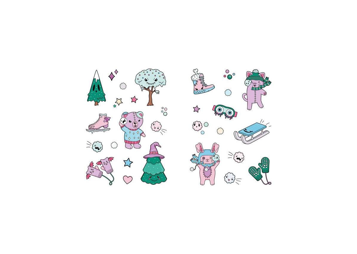 Barnes & Noble The Creepy Cute Sticker Book: 500+ Stickers to Scare You Silly by Gaynor Carradice (Illustrator)