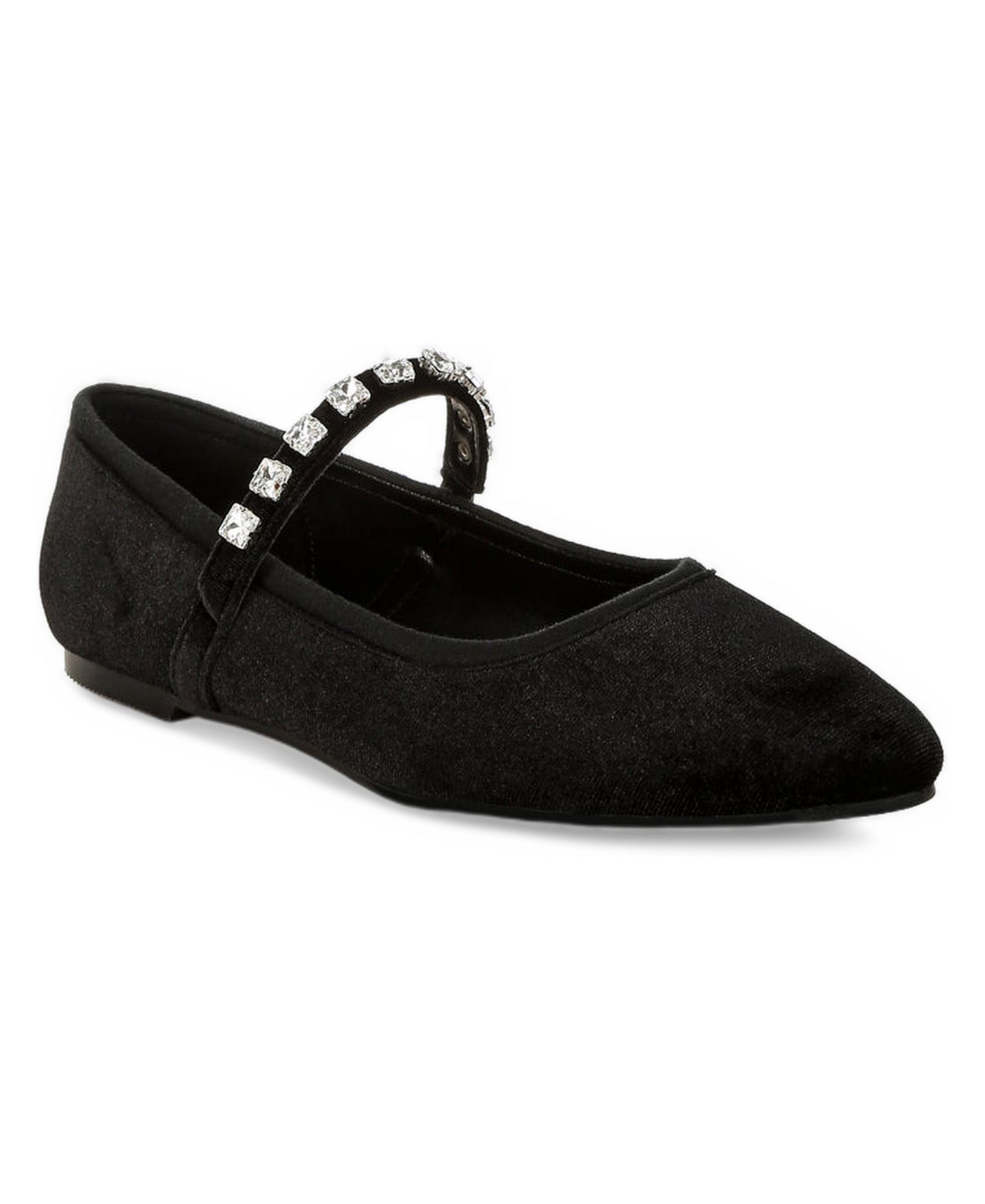 Женские балетки Rag & Co Aralia Velvet Mary Jane Ballerinas, цвет: Чёрный — фото 1