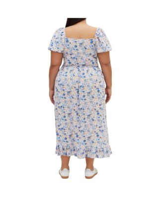 Plus Size Emie Print Midi Dress
