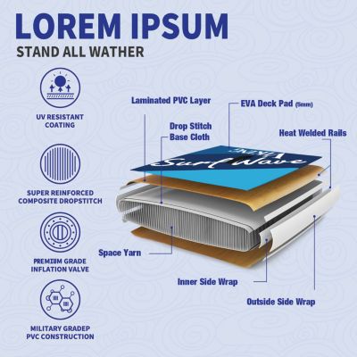 Streamdale Inflatable Stand Up Paddle Board 11'x34" x6" With Accessories