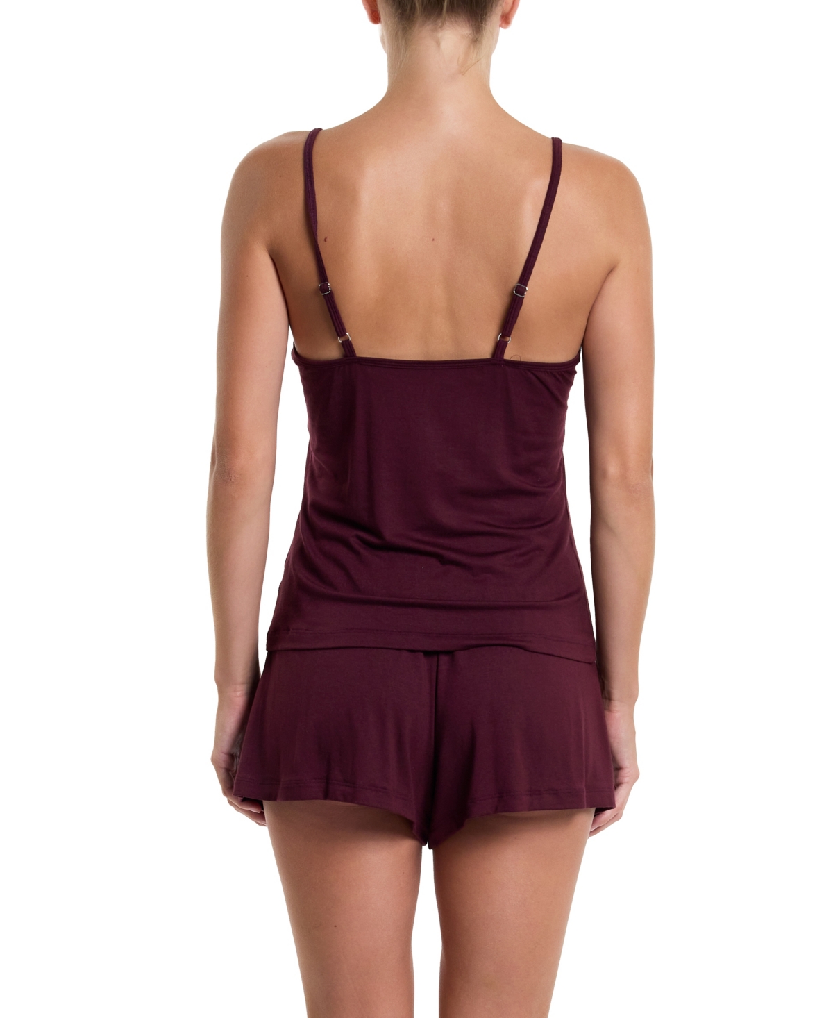 Hanky Panky Women's Dream Ease Cami Tap Short Set In Hickory Red