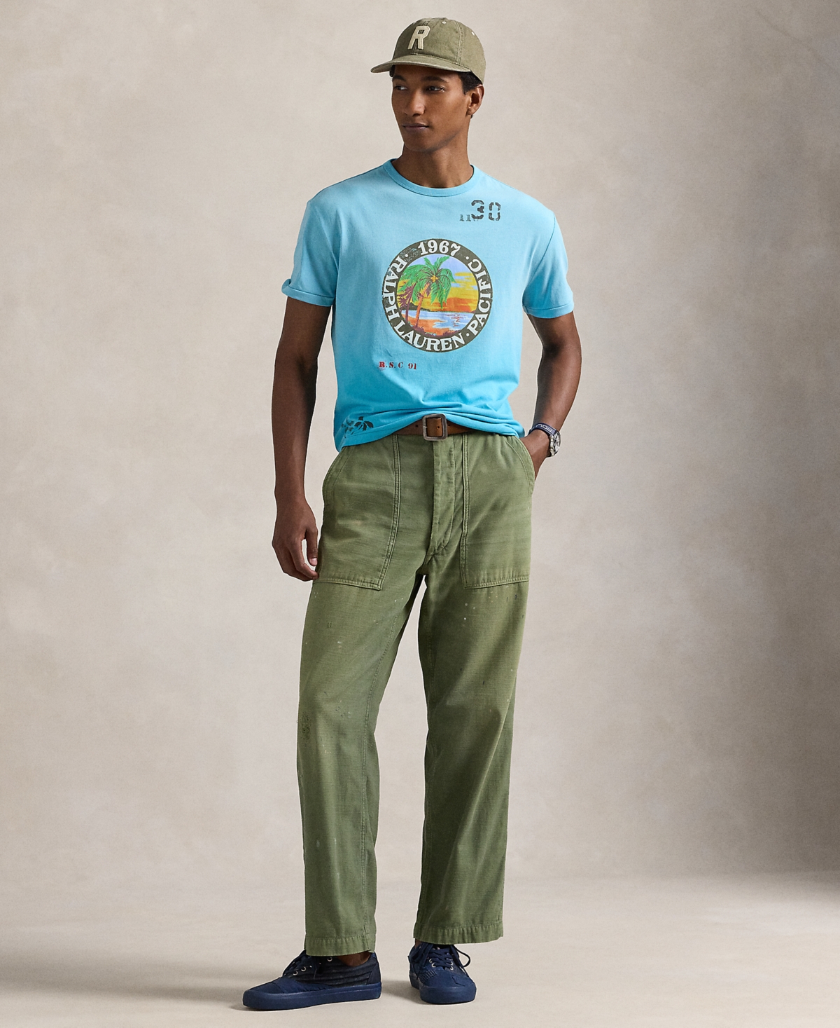Polo Ralph Lauren Men's Classic-Fit Jersey Graphic T-Shirt