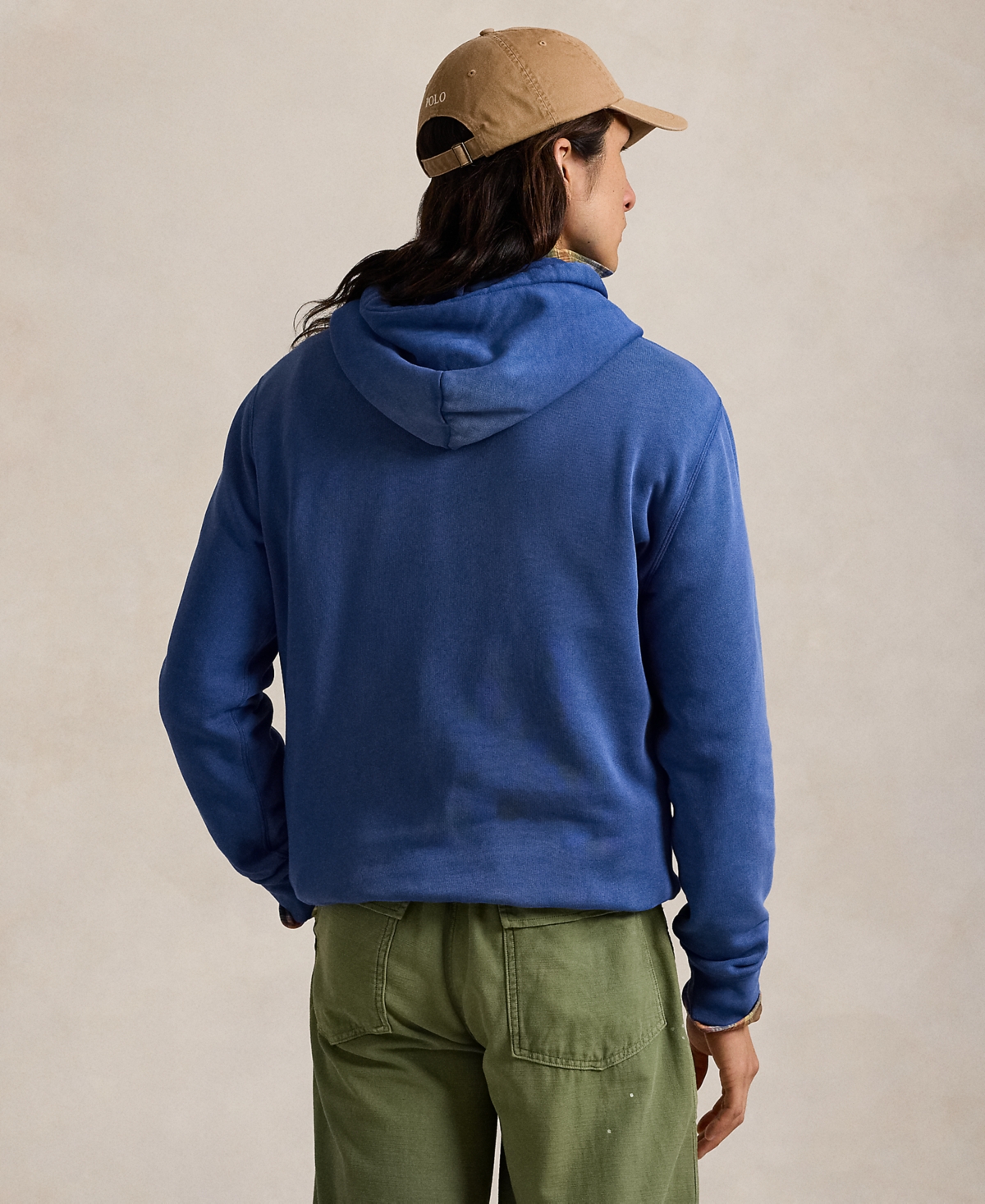 Polo Ralph Lauren Men's Polo Bear Garment-Dyed Fleece Hoodie