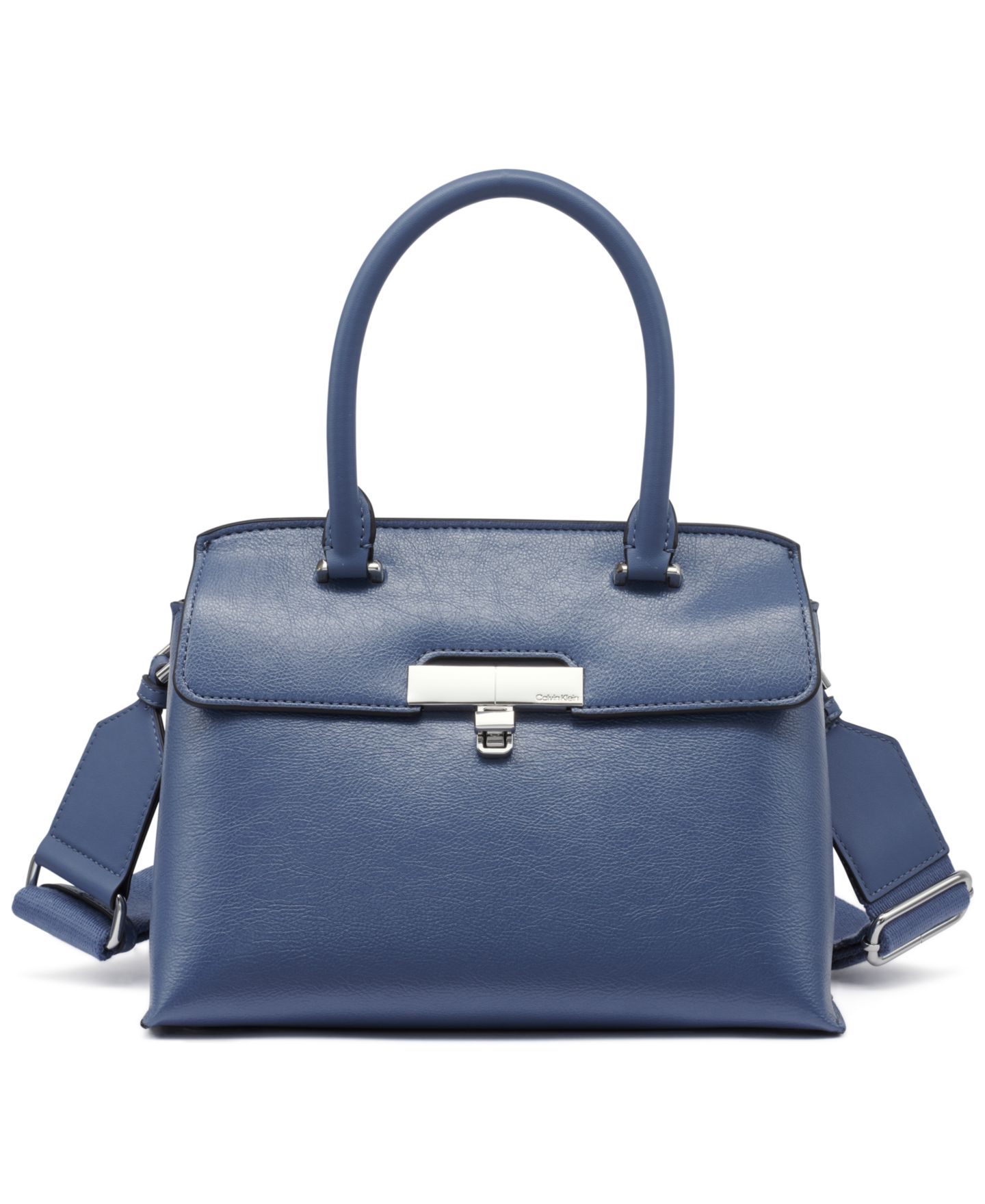 Женская сумка Calvin Klein Becky Convertible Turn Lock Crossbody, цвет: Серый — фото 1