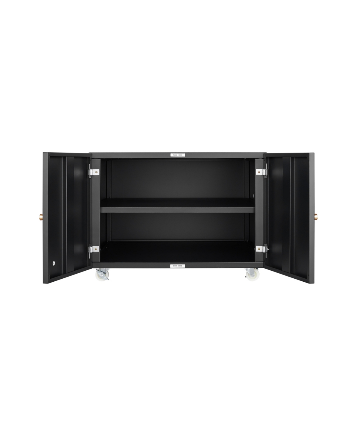 Slickblue Office furniture Copier Cabinet 2 door steel copier stand mobile pedestal file Printer Stand