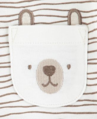 Baby Girls Crew Tee, Bodysuit and Pants, 3-Piece Set