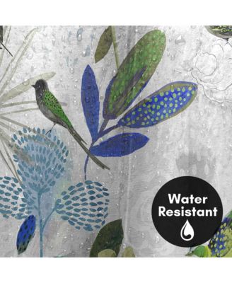 Where the Passion Flower Grows by PI Creative Art Floral Shower Curtain, 71x74