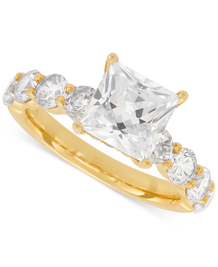 IGI Certified Lab Grown Diamond Princess-Cut Engagement Ring (4-1/4 ct.