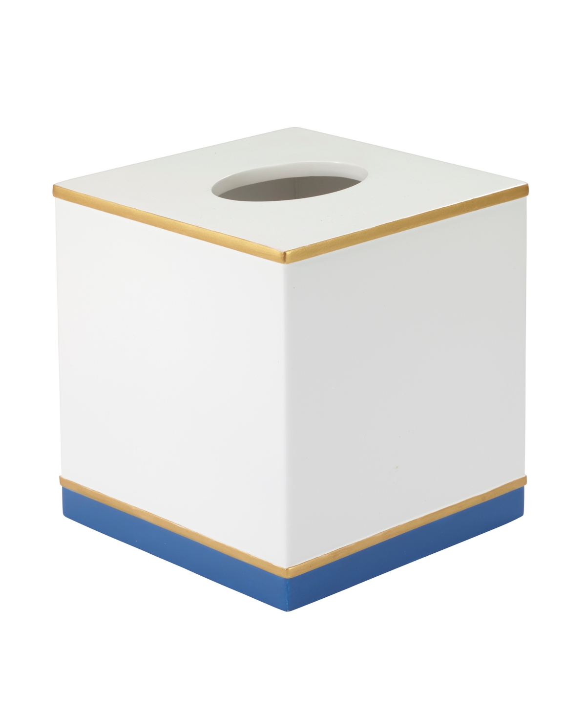 Avanti Nutcracker Resin Trellis Tissue Box Cover In White