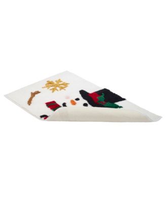 Snowman Bath Rug, 32" x 21"