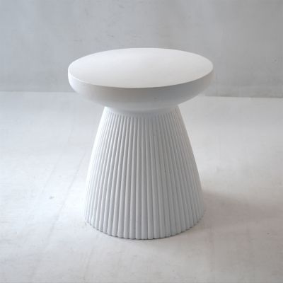 Streamdale Modern Faux Terrazzo Garden Stool, 17.75" H