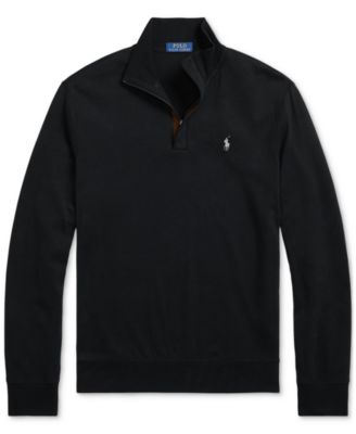 Polo Ralph Lauren - Men's Big & Tall Luxury Jersey Quarter-Zip Pullover