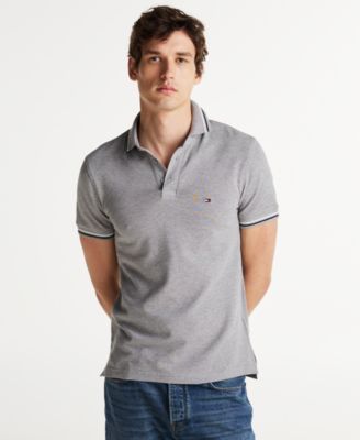 Men s Tipped Slim Fit Polo Shirt