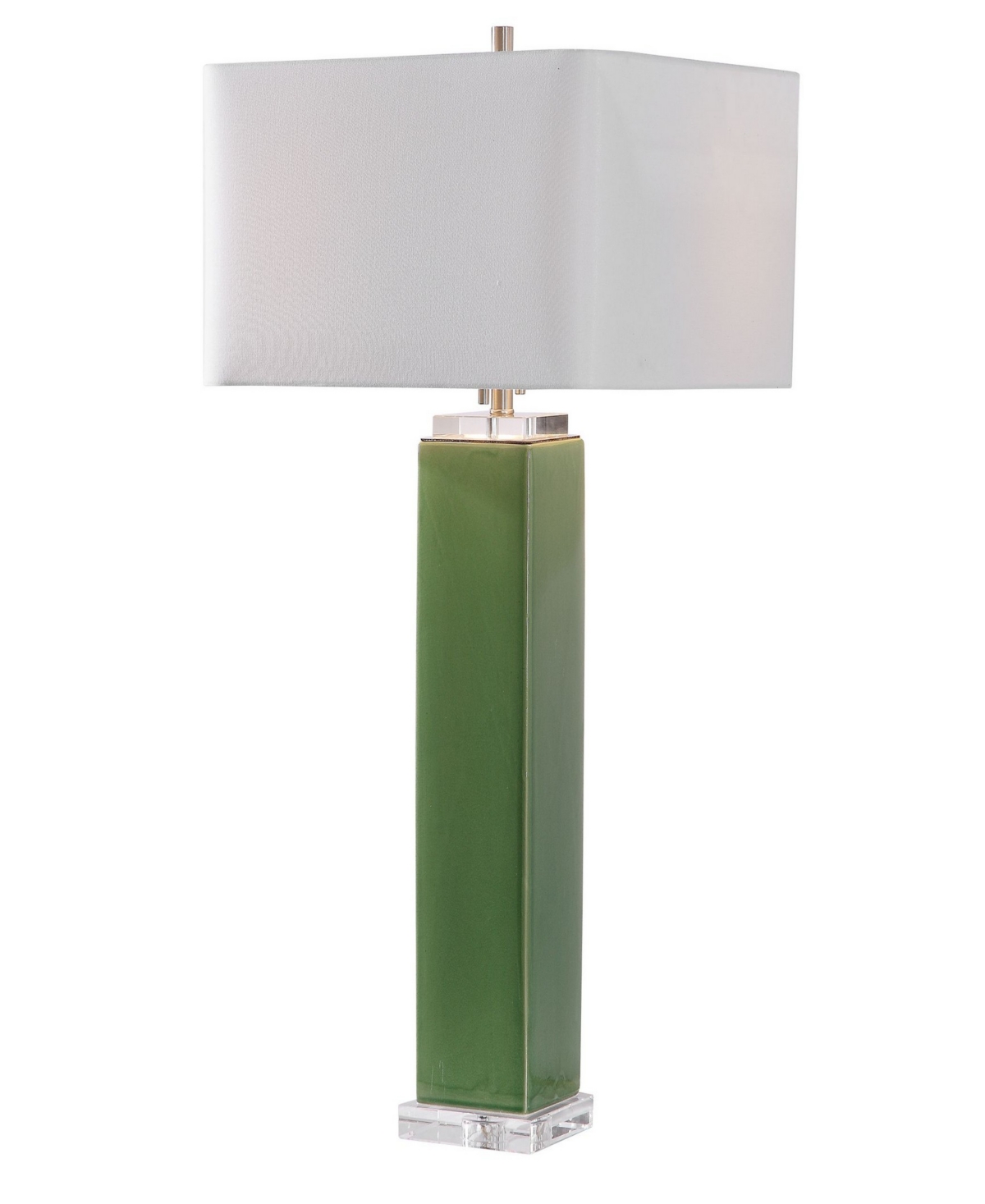 Uttermost 32" Ceramic Aneeza Table Lamp In Green