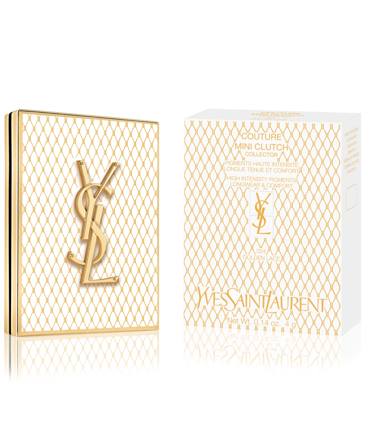 Limited-Edition Gold Lace Couture Mini Clutch Luxury Eyeshadow Palette - GOLDEN LACE