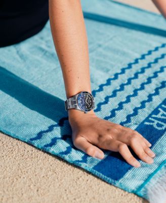 Men's Swiss Automatic Ocean Star Captain Stainless Steel Bracelet Watch 39mm