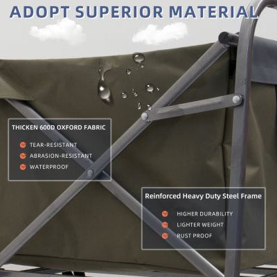 Collapsible Micro Beach & Camping Trolley Cart