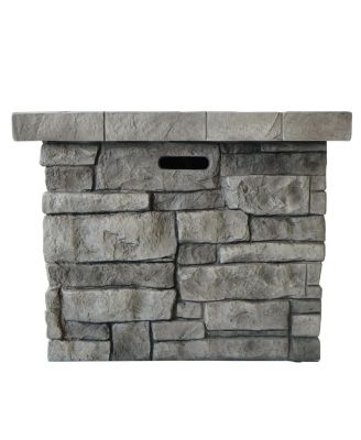 30" Outdoor Square Mgo Propane Fire Pit - 40,000 Btu