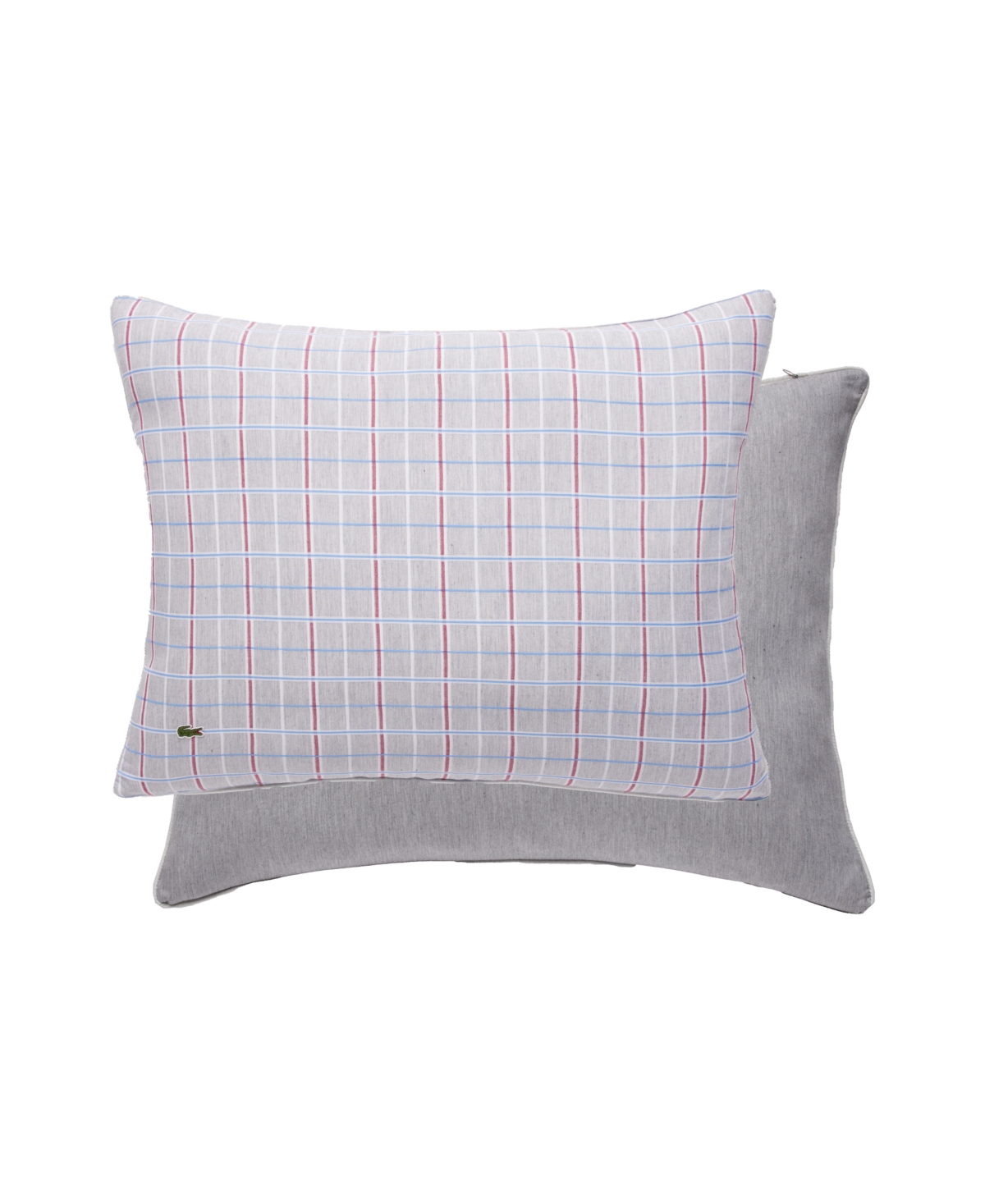 Lacoste Home Racquet Check 3-pc. Comforter Set, King In Grey